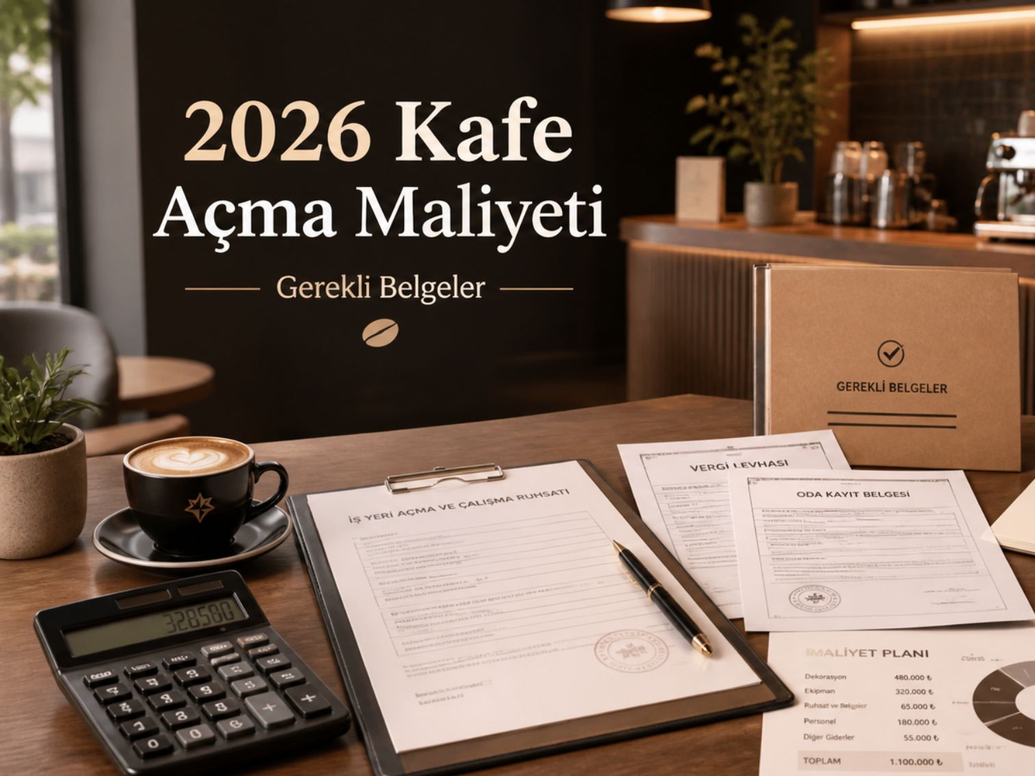 2026 Yılı Kafe Açma Maliyeti ve Gerekli Belgeler